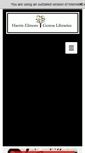 Mobile Screenshot of harriselmorelibrary.org
